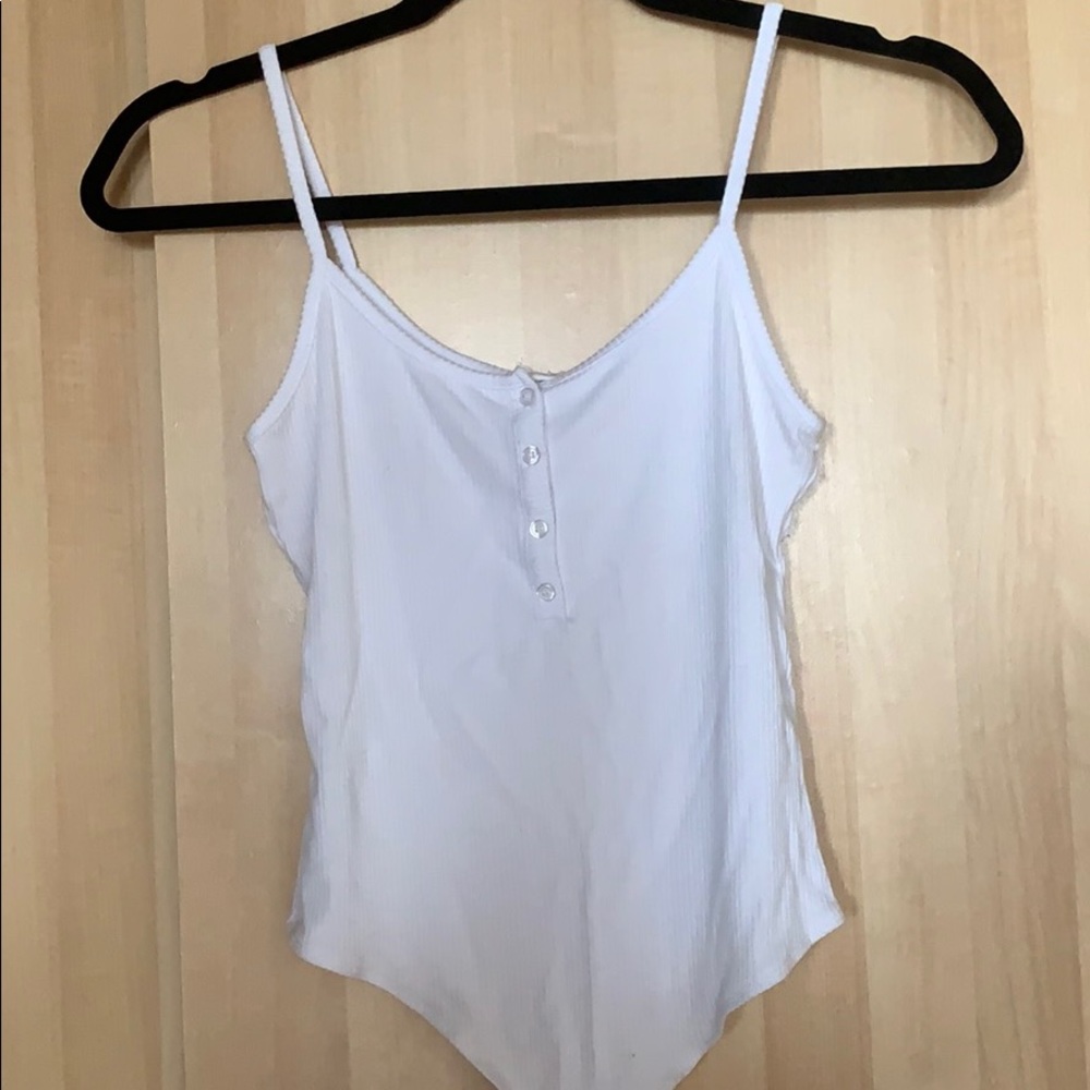Garage White Bodysuit